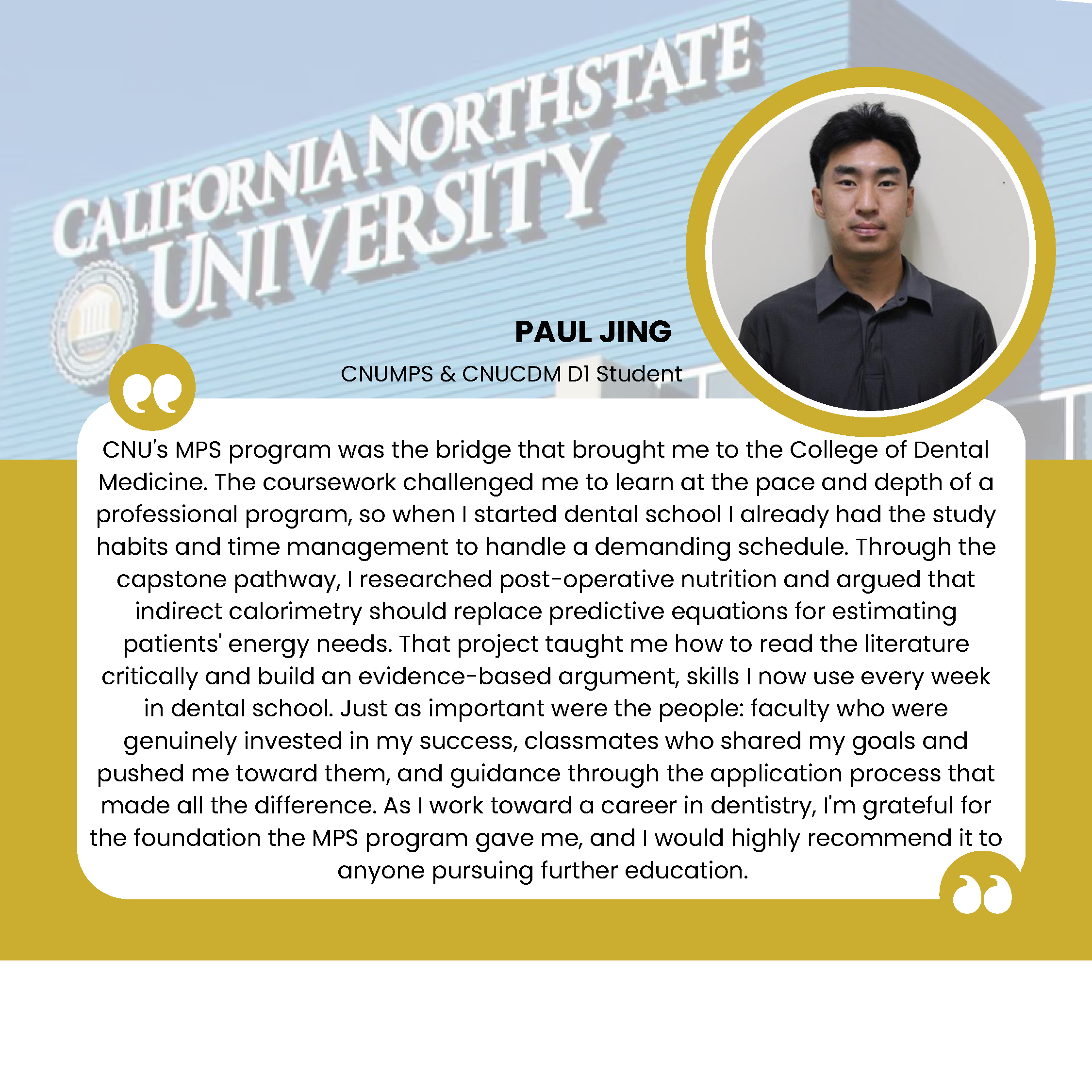Paul Jing testimonial